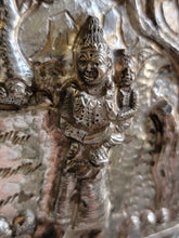 Burmese - Thai - Lao Silverplate Offering Bowl with scenes from the Vessantara Jataka Repoussed and Chased