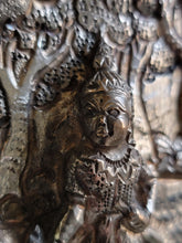 Burmese - Thai - Lao Silverplate Offering Bowl with scenes from the Vessantara Jataka Repoussed and Chased