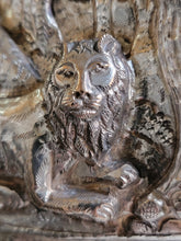 Burmese - Thai - Lao Silverplate Offering Bowl with scenes from the Vessantara Jataka Repoussed and Chased