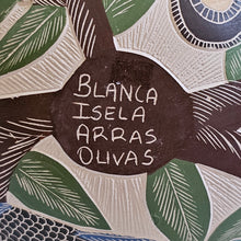 Pre-owned Handcrafted Sgraffito Pot by Mata Ortiz artist Blanca Isela Arras Olivas