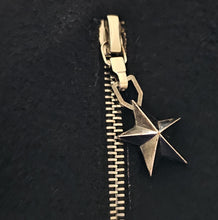 Pre-Loved Vintage 1990's MUGLER Wool Blazer Signature Star Charms on Zipper Pulls