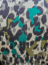 Diane Von Furstenberg Judy Wrap Silk Top Vintage Collection Camouflage Print Size 4