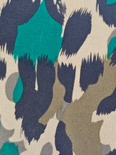 Diane Von Furstenberg Judy Wrap Silk Top Vintage Collection Camouflage Print Size 4