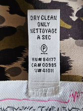 Diane Von Furstenberg Judy Wrap Silk Top Vintage Collection Camouflage Print Size 4