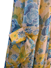 Vintage 1960's Esther Wolf - Houston | Karam - New York Voluminous Caftan
