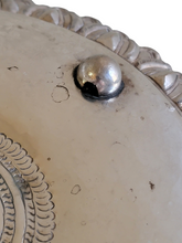 Burmese - Thai - Lao Silverplate Offering Bowl with scenes from the Vessantara Jataka Repoussed and Chased