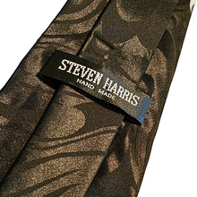 Steven Harris Men's DNA Double Helix Scientist Necktie Black Necktie