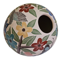 Pre-owned Handcrafted Sgraffito Pot by Mata Ortiz artist Blanca Isela Arras Olivas