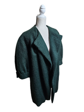 Christian Dior New York Vintage Demi-Couture Forest Green Mohair Coat