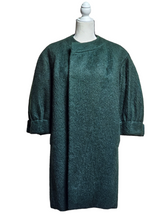 Christian Dior New York Vintage Demi-Couture Forest Green Mohair Coat