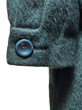 Christian Dior New York Vintage Demi-Couture Forest Green Mohair Coat