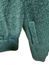 Christian Dior New York Vintage Demi-Couture Forest Green Mohair Coat