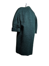 Christian Dior New York Vintage Demi-Couture Forest Green Mohair Coat