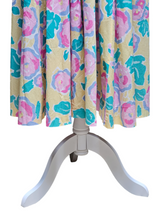 Laura Ashley Signature Print Vintage Early 1980's Dress Small
