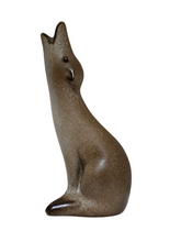 Howard Pierce 6" Joshua Tree Studio Hand Signed Howling Coyote Matte Glaze Figurine