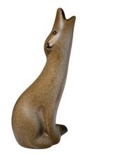 Howard Pierce 6" Joshua Tree Studio Hand Signed Howling Coyote Matte Glaze Figurine