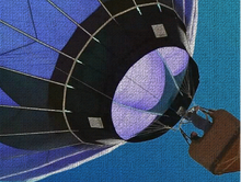 Hot Air Balloon Oversized Tapestry Blanket