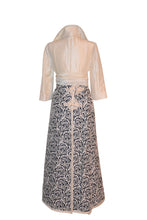 SOLD - Vintage Sue Peyton’s Brocatelle/Brocade  Full Length Wrap Skirt