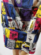 2009 MISS SIXTY Italian Designed Pop Art Stretchy Mini Dress -Small