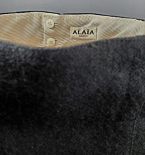 Vintage ALAIA Fall/Winter 1987 Runway Collection Wool Corset Skirt Suit