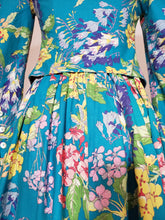 1980’s Vintage Laura Ashley Midi Cotton Dress and Jacket with Signature Ashley Floral Print