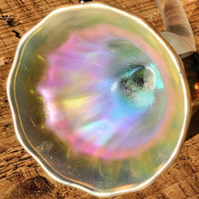 Iridescent Art Glass Flower by Lundberg Studios of California