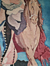 21st Century Woven Tapestry Blanket Throw Mexican 1940's Pictorial Sarape Theme