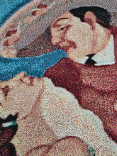 21st Century Woven Tapestry Blanket Throw Mexican 1940's Pictorial Sarape Theme