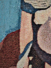 21st Century Woven Tapestry Blanket Throw Mexican 1940's Pictorial Sarape Theme