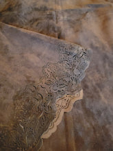 Lafayette 148 Laser-Cut Hem Suede Maxi Skirt Fully Lined Size 6
