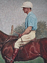 21st Century Woven Tapestry Blanket Throw Equestrian Theme