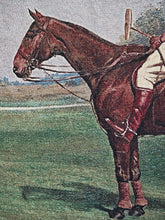21st Century Woven Tapestry Blanket Throw Equestrian Theme