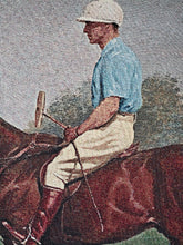 21st Century Woven Tapestry Blanket Throw Equestrian Theme