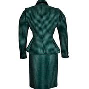 Victor Costa 20th Century Herringbone 2-piece Skirt Suit Small