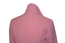 Trina Turk Lightweight Pink White Striped Jacket Blazer Size 6
