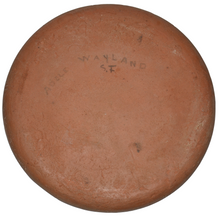 Early 20thC Art Pottery Terracotta Charger - Listed Artist Adele Wayland