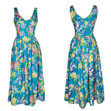 1980’s Vintage Laura Ashley Midi Cotton Dress and Jacket with Signature Ashley Floral Print
