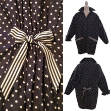Vintage Bill Blass Cotton Polka Dot Lightweight Jacket
