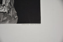 19th Century Framed Antique Photogravure "A Letter for the Squire"