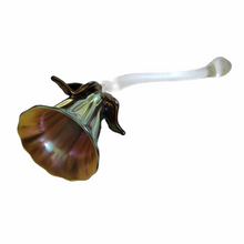 Iridescent Art Glass Flower by Lundberg Studios of California