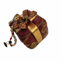 Retired Mary Frances “Gifted” Beaded Holiday Handbag