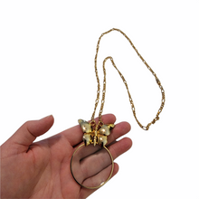 Accessocraft Magnifying Glass Opera Length Chain Necklace