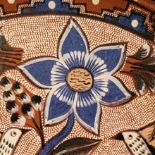 Vintage Handcrafted Capula, Michoacan, Mexico Pottery Charger