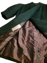 Christian Dior New York Vintage Demi-Couture Forest Green Mohair Coat