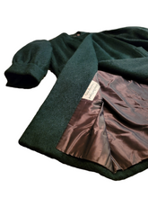 Christian Dior New York Vintage Demi-Couture Forest Green Mohair Coat