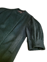 Christian Dior New York Vintage Demi-Couture Forest Green Mohair Coat