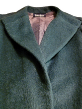 Christian Dior New York Vintage Demi-Couture Forest Green Mohair Coat