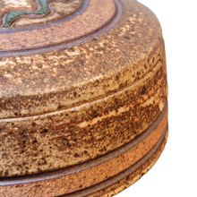 Jack Wells Handcrafted Stoneware Round Covered Box