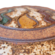 Jack Wells Handcrafted Stoneware Round Covered Box