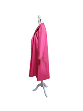 Vintage 1974 Pauline Trigere for Bergdorf Goodman Custom Made for Mrs. Whitfield Pink Raincoat